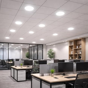 Round Led Panel Light — Cool White (6500K) | Plastic Body | Recessed Panel for False Ceiling | for Kitchen, Living Room, Home/Office, Dining Room (1, 9, Watts, 4 inch)