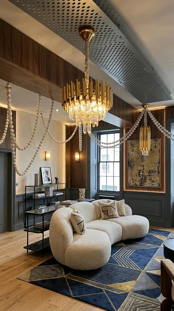 Golden Mamba Chandelier
