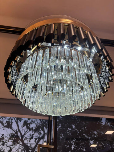 Black Mamba Chandelier Ceiling Fan with Remote Control