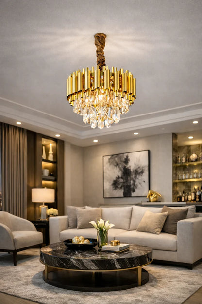 Golden Mamba Chandelier