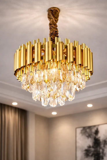Golden Mamba Chandelier